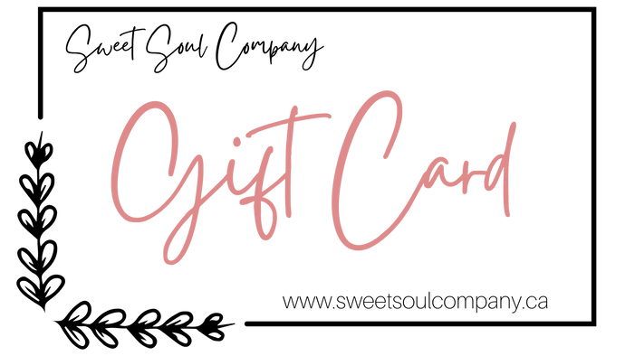 Sweet Soul Company gift card. Your friends and family can wear their vibe with a Sweet Soul Company Gift Card. Gift cards are sent via email with details on how to redeem. Thank you for supporting us!
